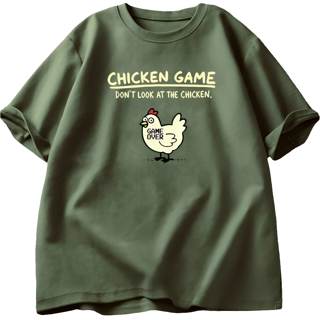 T-shirt The chicken game