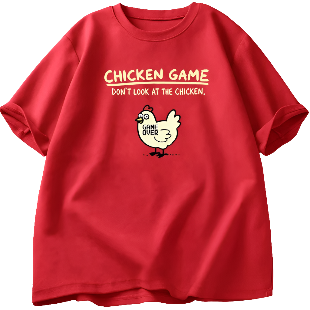 T-shirt The chicken game